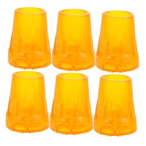 NOLITOY Non-Slip Walking Stick Tips Replacement Cane Ends for Old People Walking Pole Foot Protectors Cane Foot Pads
