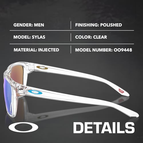 Oakley OO9448 SYLAS - Polarized/Non-Polarized - Rectangle Shape Sunglasses with Official Eyewear Kit Bundle2