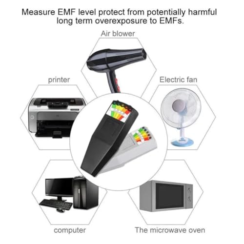 Detector de Radiación EMF Tester Medidor Magnético 5 LED miniatura 3