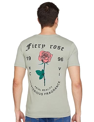 Image of KETCH Men Slim Fit Printed Half Sleeve T-Shirt