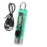 Abaodam 1 juego de linterna de bolsillo LED recargable compacta con base magnética para aventuras al aire libre,...