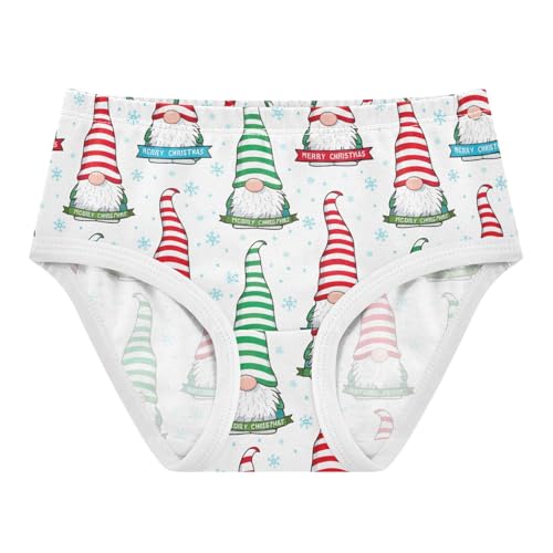 Joisal Flower Toddlers Underwear Floral 2t Cotton Girl Panties Cute Christmas Cute Gnomes Striped Briefs Undies Kids