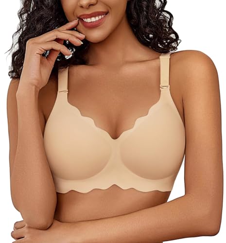 Avidlove Seamless Bras for Women Comfort Wireless Bras Full Coverage Push Up Bralette Smooth Everyday Bra Regular and Plus