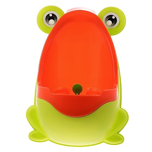 HAPINARY 男の子用 トイレトレーニング 小便器 幼児用 漫画デザイン 吊り下げ式 ポータブルトイレ 尿飛び散り防止溝付き 風車内蔵 子供用