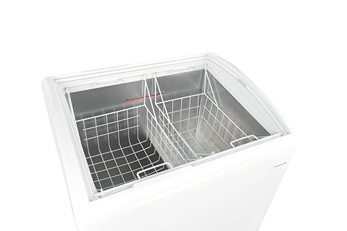 Frigidaire Convertible Chest Freezer, Glass Top Storage Case, 6.5 Cu. Ft., Rolling Caster Wheels, Adjustable Temperature - image 8