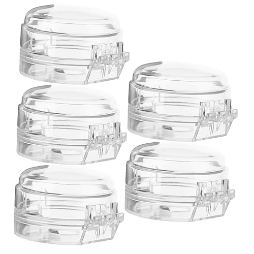 ULDIGI Door Knob Child Gas Stove Knob Safety Covers 5pcs Prevent Accidents Easy Installation