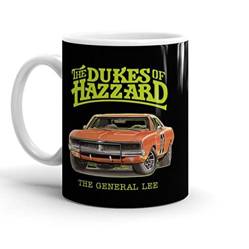 Tea Cups Dukes Collage Of 11oz 15oz Hazzard Gifts General White Ceramic Lee Car Classic Mug For Tea, Latte, Chocolate Or Coffee