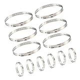 YROHGKPN 12 Stück Edelstahl Rollenklemmen für Fleischwurstherstellung...