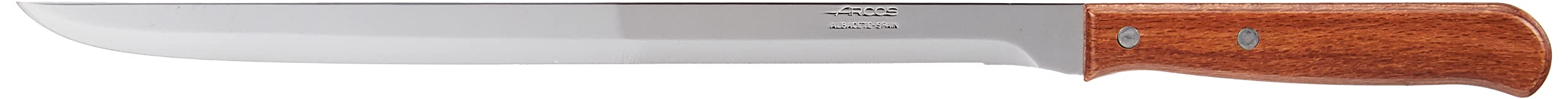 Arcos Couteau à Jambon Acier Inoxydable 250 mm Poignée Ergonomique Polypropylène Marron Série Latina