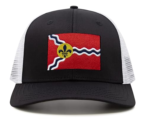 Image of International Tie City Hat for Men and Women, Adjustable Snapback Trucker Baseball Cap with Embroidered Patch