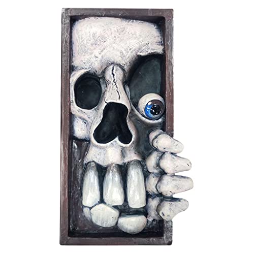 Fenteer Monster Bookends for Bookshelf Display, Unique Sculpture for Collecting, White