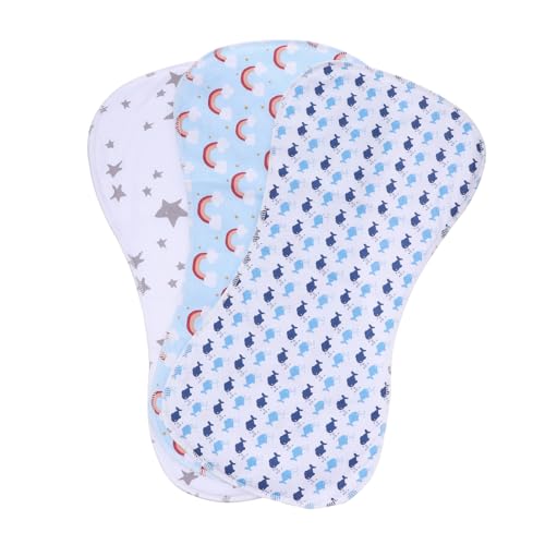 JOINPAYA 3 Piezas para eructar Babero de Saliva Infantil Toalla de Toallas de paños Suaves para bebés toallita de algodón