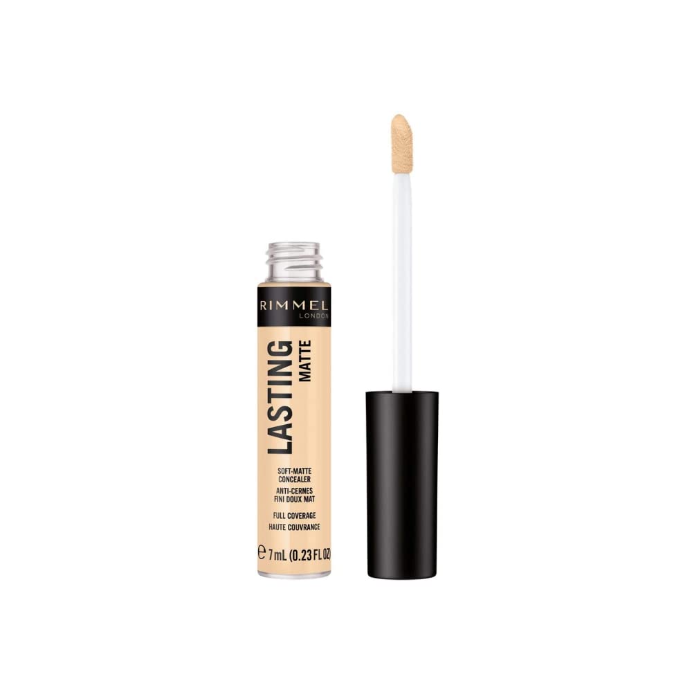 3 x Rimmel Lasting Soft Matte Full Coverage Concealer 7ml - 001 Illuminator