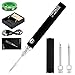 Cordless Soldering Iron Kit, Portable USB Wireless Electric Soldering Pen 3 Temperature Adjustment Office Hand Welding Tool for Appliance Repair, DIY(COLOR:black)