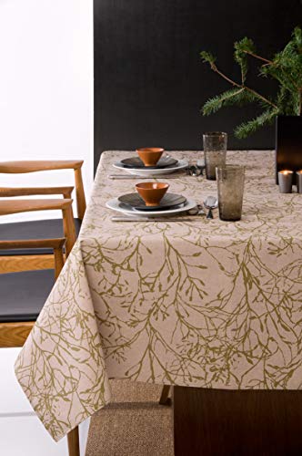 atenas home textile Tovaglia antimacchia Modello Raiz 150x300 Nero