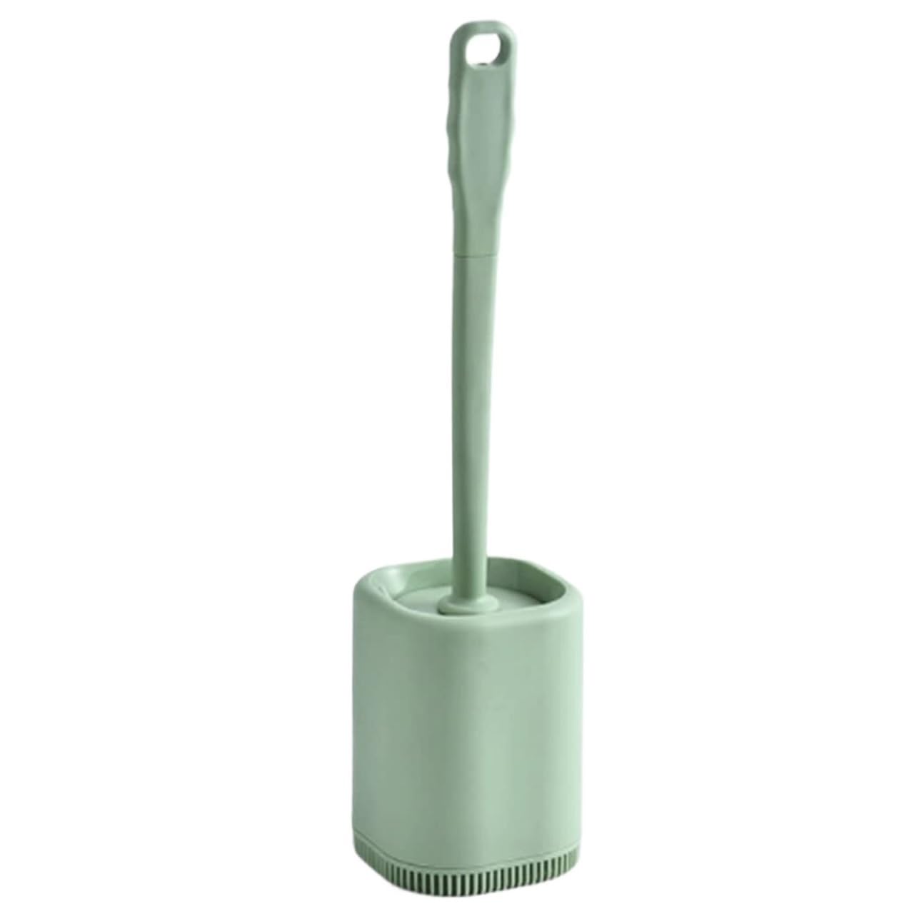 Klobürste Toilettenbürste Und Halter Aus Silikon Mit TPR-Toilettenbürste Mit Weichen Borsten for Das Badezimmer Toilettenbürste Modern(Grün)