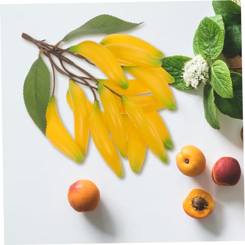 CORHAD Simulated Banana Bunch Model Home Decor Bananas Simulation Banana Ornament Imitation Banana Simulation Fruit Creative Lifelike Fruits Model Fake Fruit Fake Banana Plastic Ornaments