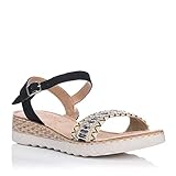  Sandalias Porronet 6712 Negras