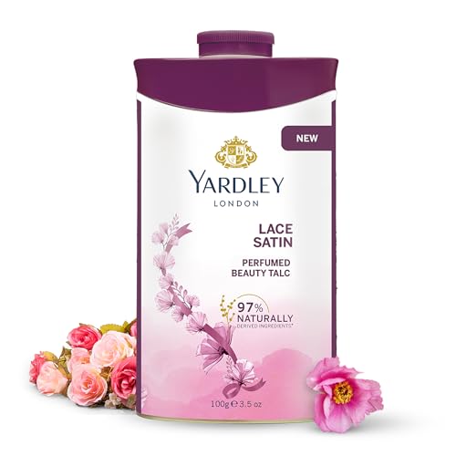 Yardley London Lace Satin Perfumed Talc 100g