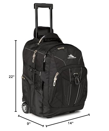 High Sierra XBT - Business Rolling Backpack, Black, One Size2
