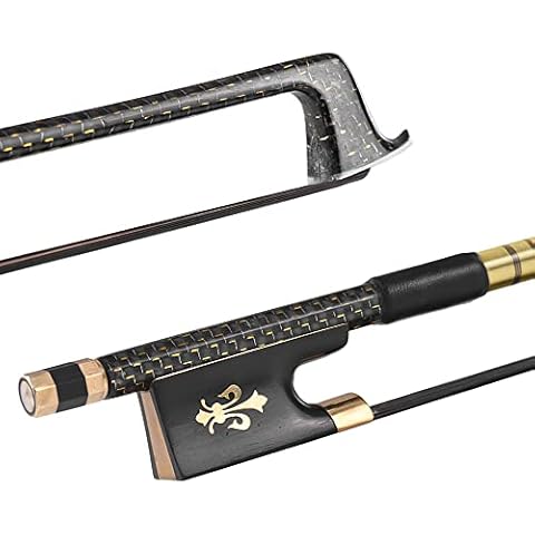 Btuty Arco de Violín 4/4 con Pelo de Caballo Negro Mongolia Cover