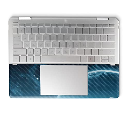Image of MightySkins Carbon Fiber Skin Compatible with HP Spectre x360 14 inch (2022) Full Wrap Kit - Outer Space | Protective, Durable Textured Carbon Fiber Finish | Easy to Apply | Made in The USA