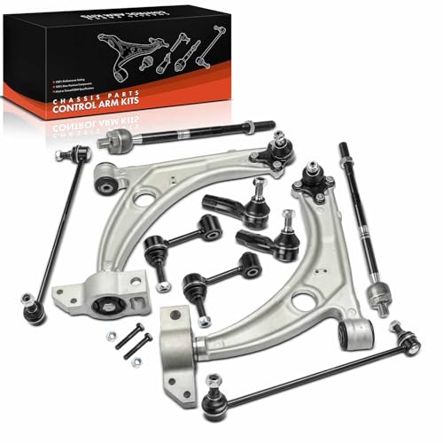 Frankberg 10x Kit de Bras de Suspension Avant Gauche Droite Compatible avec P.a.s.s.a.t Variant 365 P.a.s.s.a.t Variant 3C5 Q3 8UB 8UG S.h.a.r.a.n 7N1 7N2...