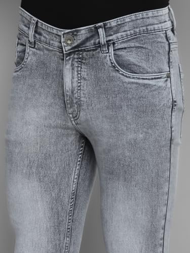 Image of Allen Cooper Slimmy Comfortable Mid Rise Denim Jeans for Men