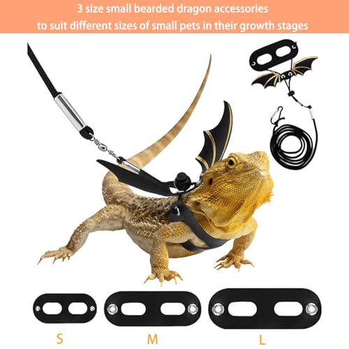 Bearded-Dragon-Carrier-with-Harness-and-Leash-Set-Large-Small-Animal-Carrier-Backpack-Bubble-Window-Portable-Small-Pet-Carrier-for-Reptile-Lizard-Rabbit-Bird-Guinea-Pig-Cat-Travel-Walking