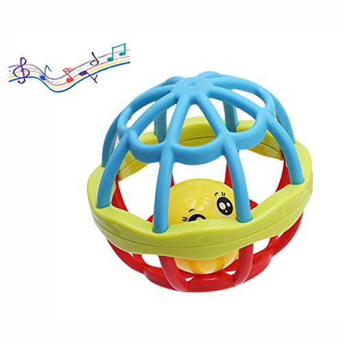 LALANG Bébé Enfants Jouet de Balle Creuse Educatif Musical Secouer Hochet Clochette Jouet