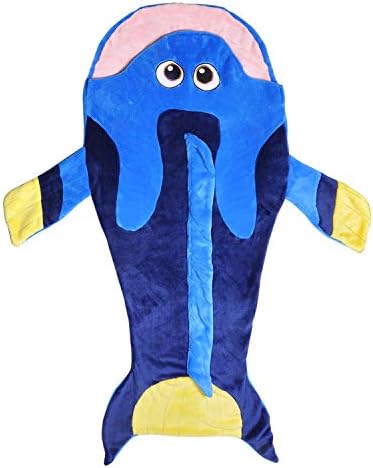 Catalonia Blue Tang Fish Dory Blanket for Kids