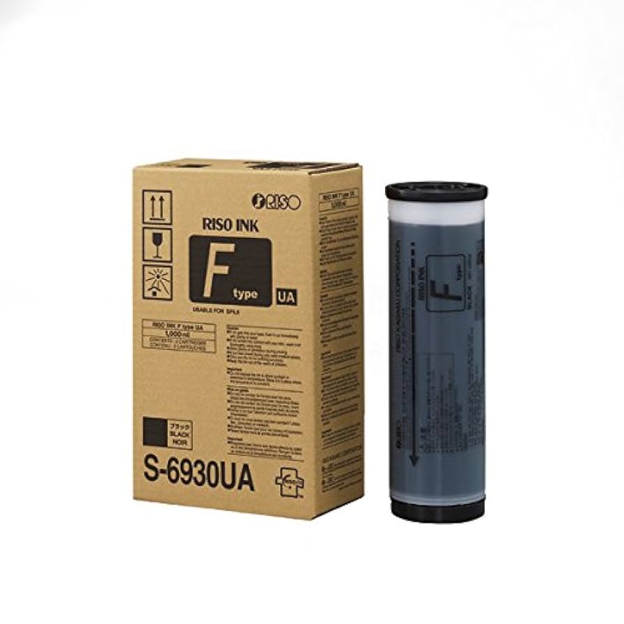 RISO F II タイプ ブラックインクカートリッジ 楽天市場】【Z/D/E/F/FIIタイプ共通】リソー FIIタイプ ブラック