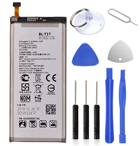 HDCKU LG Stylo 4 Battery,3300mAh Li-Polymer Battery Replacement for LG Stylo 4 / BL-T37 Q710 Q710AL Q710MS Q710TS Q710CS Q710AL Q710US with Repair Replacement Kit Tools
