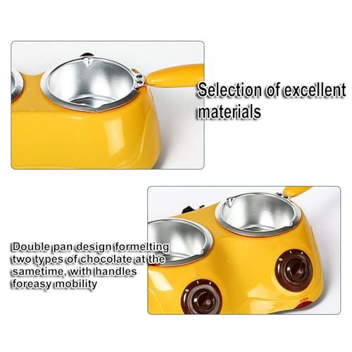 Set eléctrico para derretir chocolate doble horno miniatura 3