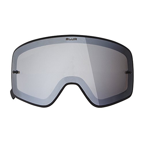 Ricambi Occhiali Motocross Moto Lenti di alta qualità e resistenti agli urti con protezione 100% rivestimento antiriflesso visione senza nebbia B 50 Goggle Spare Lens Grey