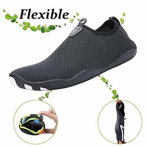 Unisex Badeschuhe Damen Schwimmschuhe Herren Wasserschuhe, Schnell Trocknend Leicht Atmungsaktiv Aquaschuhe, Gr. 35-45 EU - Image 5