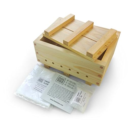 Kit per tofu. Misura Extra Large, fa circa 1200g di tofu. Fatto a mano a Londra.