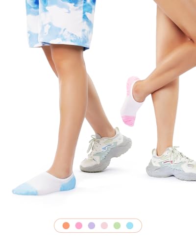 Image of IDEGG No Show Socks For Women and Men 12 Pairs Casual Low Cut Socks Anti-slid Athletic Cotton Socks with Non Slip Grip