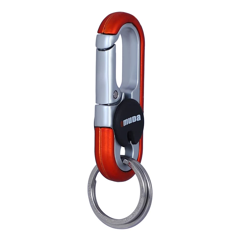 Omuda Premium Hook Locking Metal Key Chain - Detachable Carabiner Key Ring For Men & Women, Gift Ready - View #12