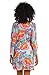 La Blanca Women's V-Neck Caftan Swimsuit Cover Up, Multi//Breezy Beauty, L