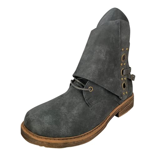 Bcshiye Ankle Boots for Women Low Heel,Fashion Slip-on Dressy Round Toe Combat Boots Comfort Western Chelsea Booties3