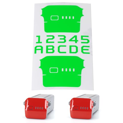 Image of WRAPGRADE Skin Stickers Compatible with DJI Air 3 | Two Batteries (NEON Green)