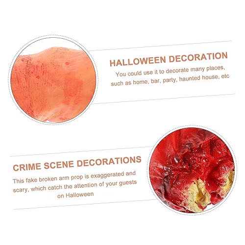 INOOMP Simulação De Braço Quebrado Decoração De Braço Separado Halloween Adereços De Braço Quebrado