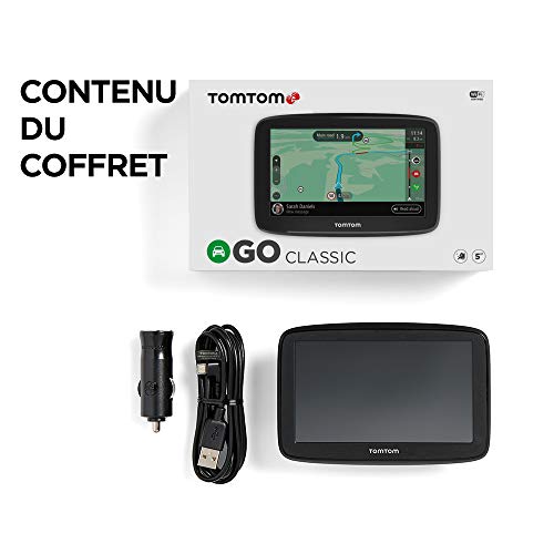 TomTom GPS Voiture GO Classic, 5 Pouces, Info Trafic, Essai des Alertes de Zones de Danger, Cartes EU, Mise à Jour via… - Image 7