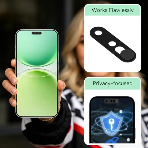 Coque de confidentialité iPhone 16 Pro protégeant l'objectif et la vie privée