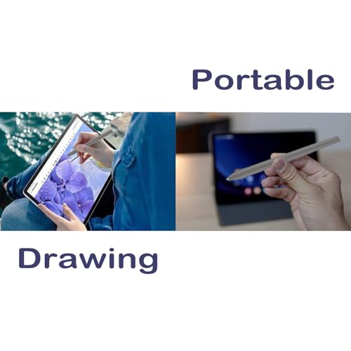 Bolígrafo Galaxy Tab S9 FE de repuesto gris con puntas precisas pack de 2 6