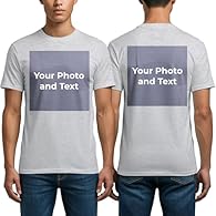 Personalize your T-shirt in seconds: Turn your idea into reality with just a few clicks, whether it’s a photo, logo, or custom text. Click "Customise now" to design your T-shirt here. Feels good, wears even better: Made from 100% premium cotton, this...