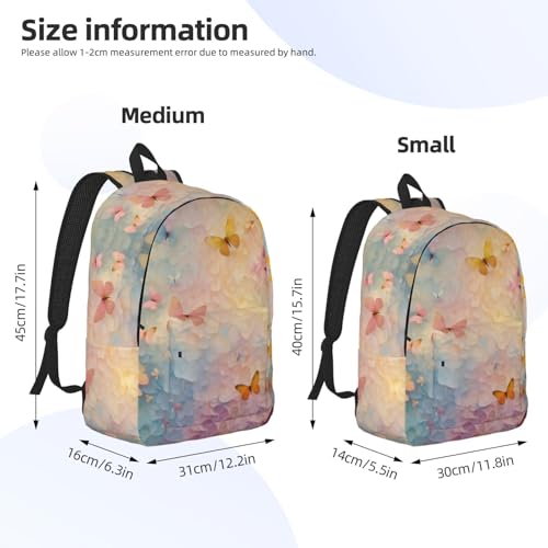 Sac à dos de voyage imprimé papillon EdWal pour ordinateur - 4
