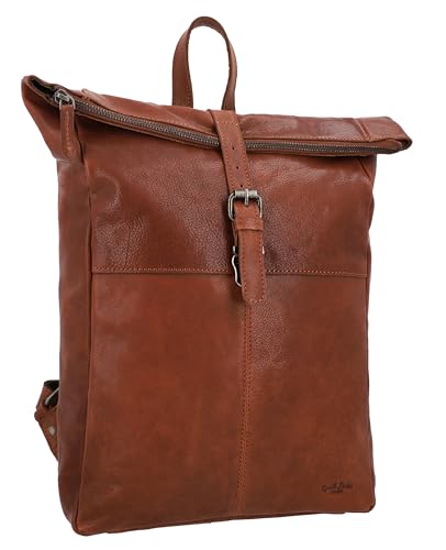 Gusti Valja - Zaino in pelle per uomo e donna, colore marrone 1, taglia unica, Marrone 1, Taglia unica
