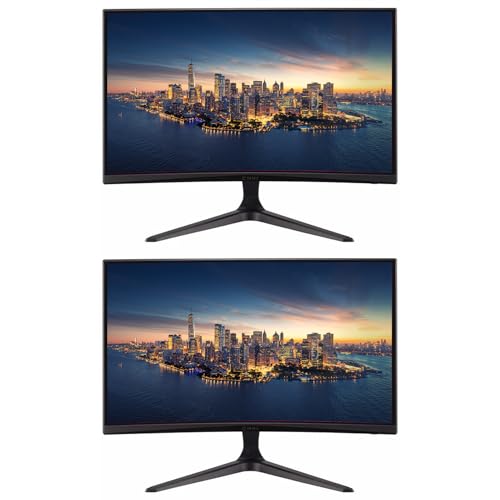 Image of Viewsonic Omni VX2418C 24-inch 1080P 1ms 165Hz FHD IPS Curved Gaming Monitor, 2-Pack Bundle with AMD FreeSync, Eye-Care, HDMI, DisplayPort, Speakers